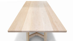 84″ Tuscan Solid Maple Wood Dining Table