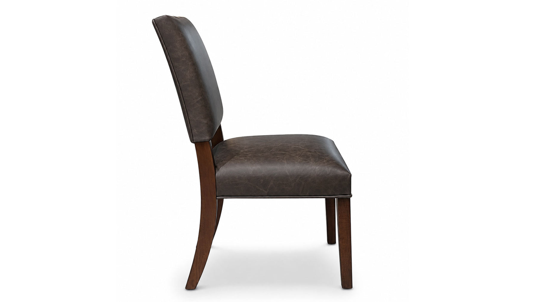 Atwood Leather Side Chair | Amish Made | Made in USA | Gallery Furniture