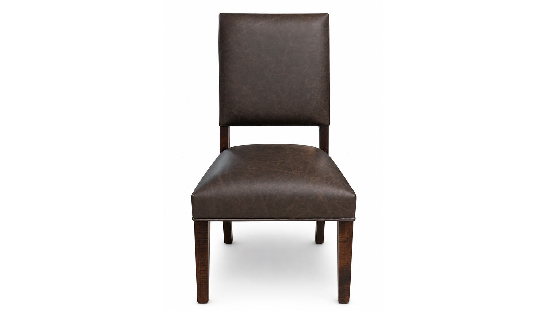 Atwood Leather Side Chair | Amish Made | Made in USA | Gallery Furniture