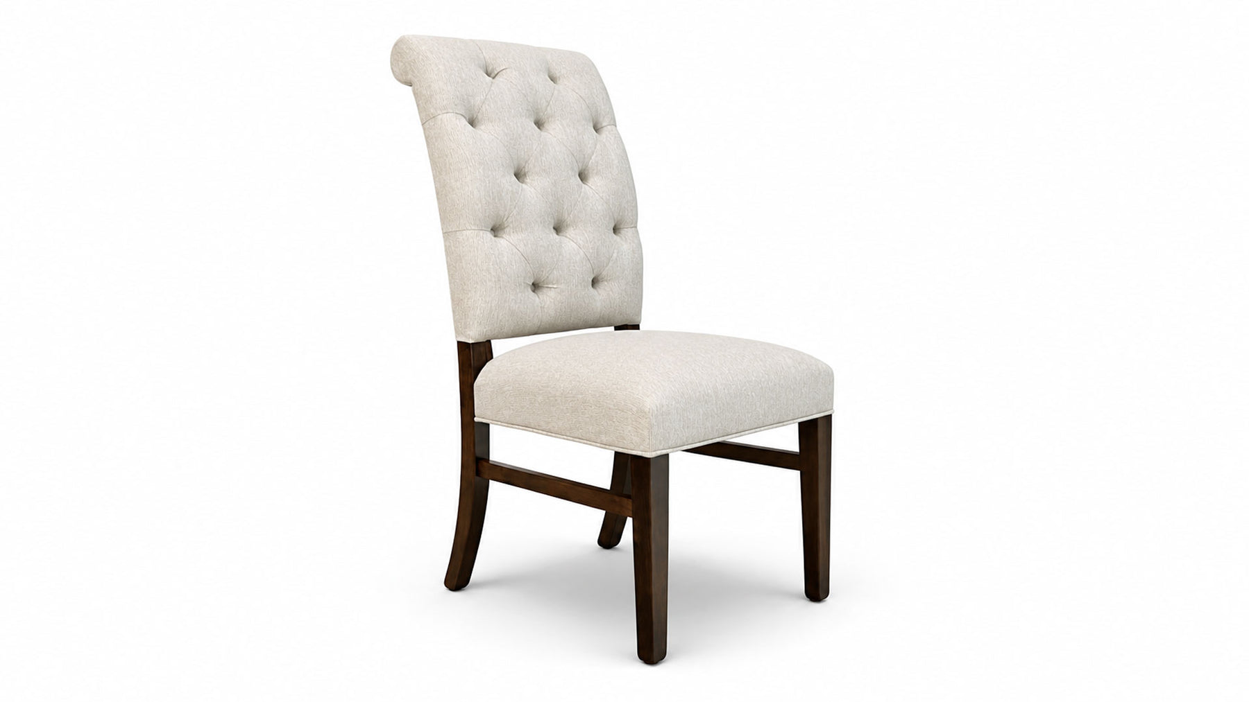 Milan Diamond Tufted Upholstered Dining Chair | Amish Made | Gallery Furniture
