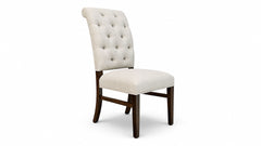 Milan Diamond Tufted Upholstered Dining Chair | Amish Made | Gallery Furniture