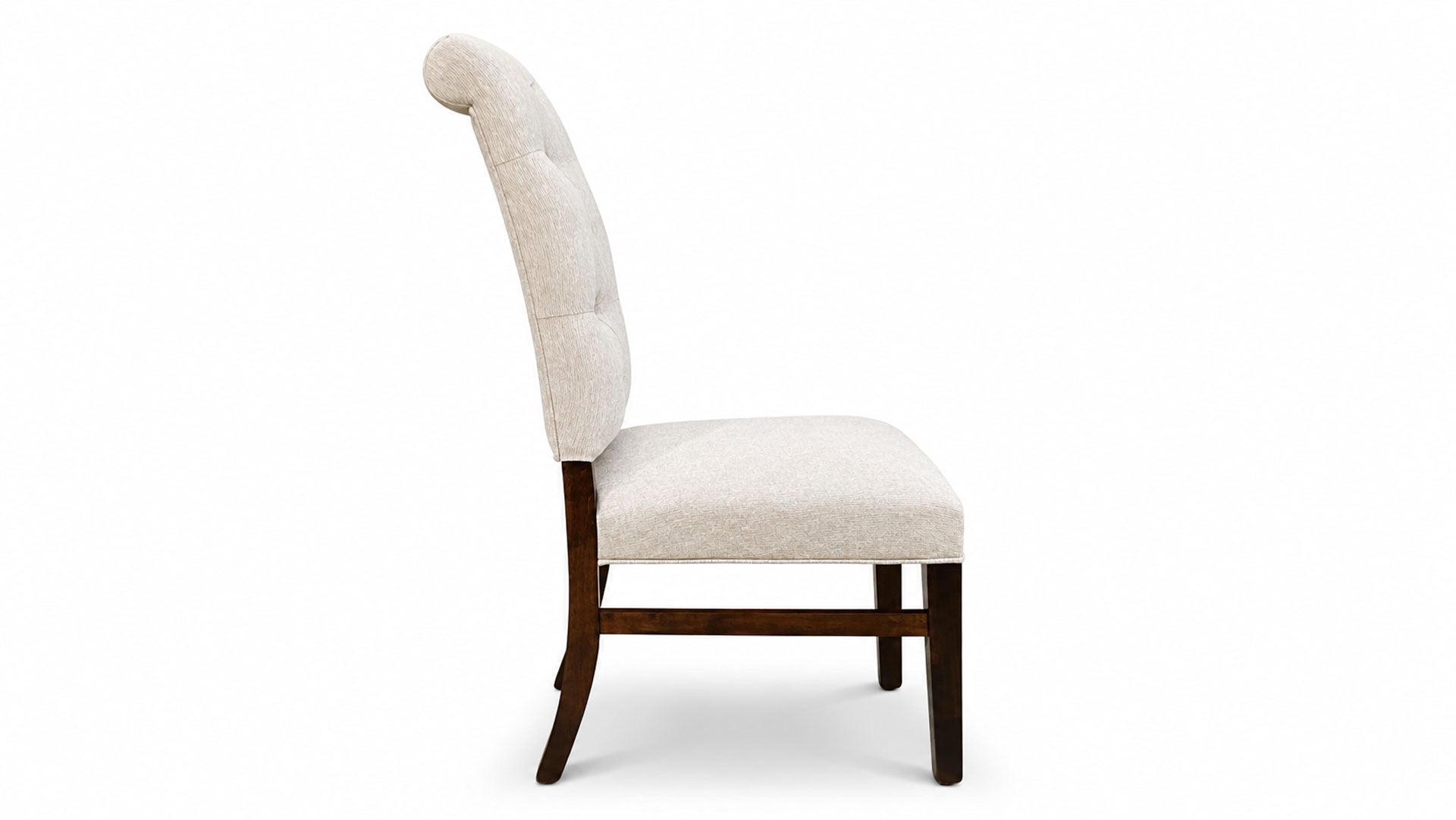 Milan Diamond Tufted Upholstered Dining Chair | Amish Made | Gallery Furniture