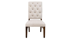 Milan Diamond Tufted Upholstered Dining Chair | Amish Made | Gallery Furniture