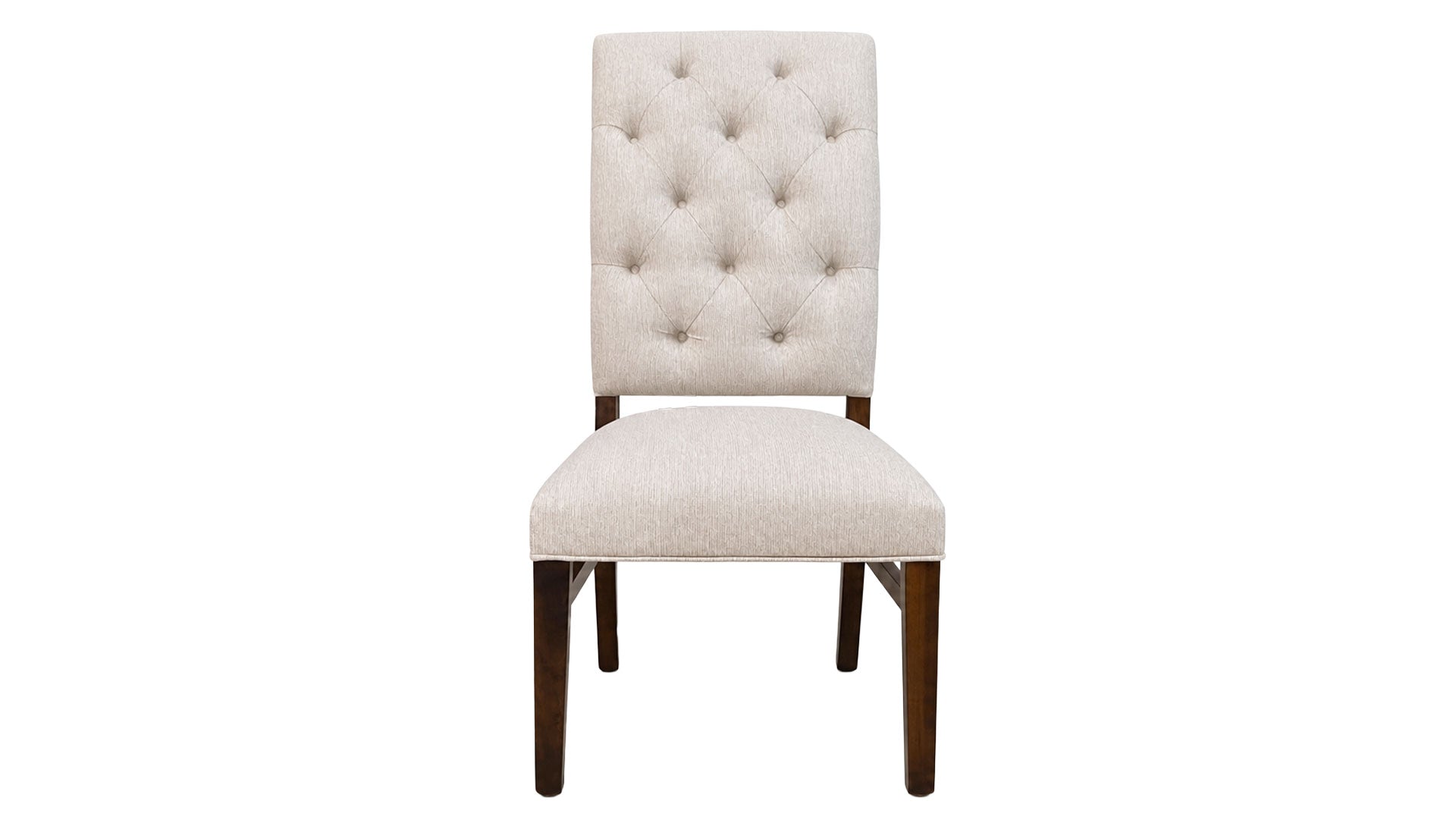 Milan Diamond Tufted Upholstered Dining Chair | Amish Made | Gallery Furniture