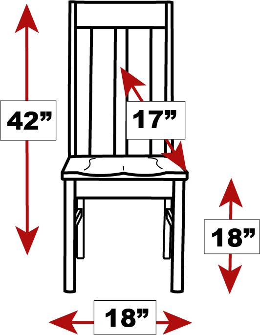 Silla auxiliar de comedor Jersey Village de arce macizo