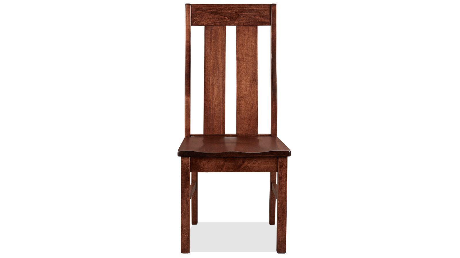 Silla auxiliar de comedor Jersey Village de arce macizo