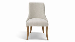 Bow River Solid Oak Wood Upholstered Side Dining Chair