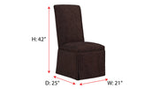 Hampton Bark Skirted Dining Chair