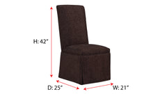 Hampton Bark Skirted Dining Chair