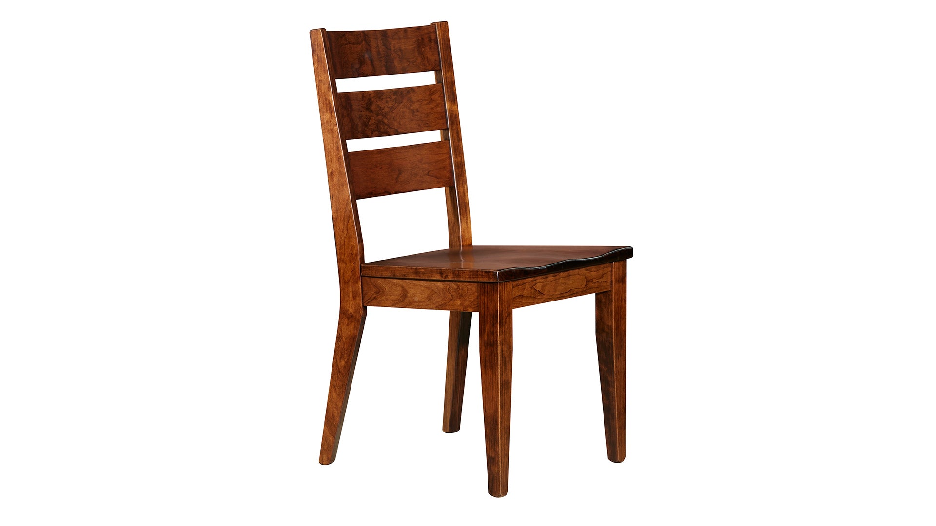 Silla de comedor Roy de arce macizo marrón Asbury