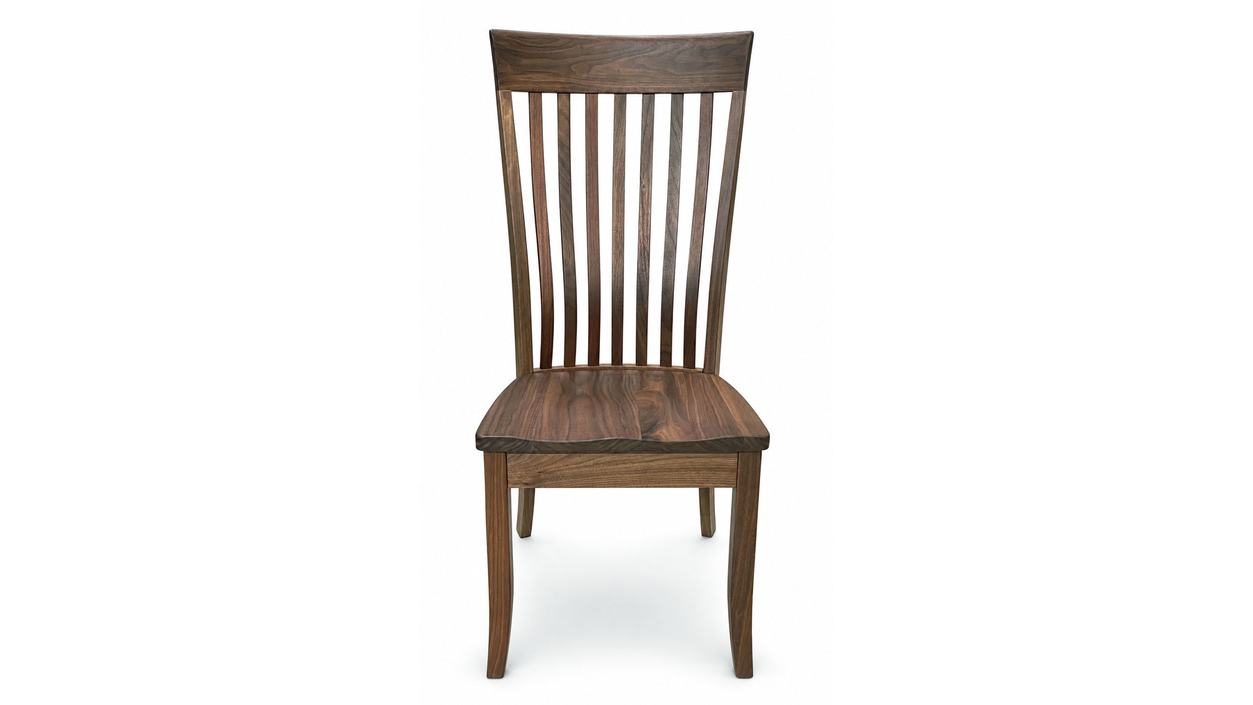 Baytown Solid Wood Walnut Side Chair | Amish Made | Made in USA | Gallery Furniture