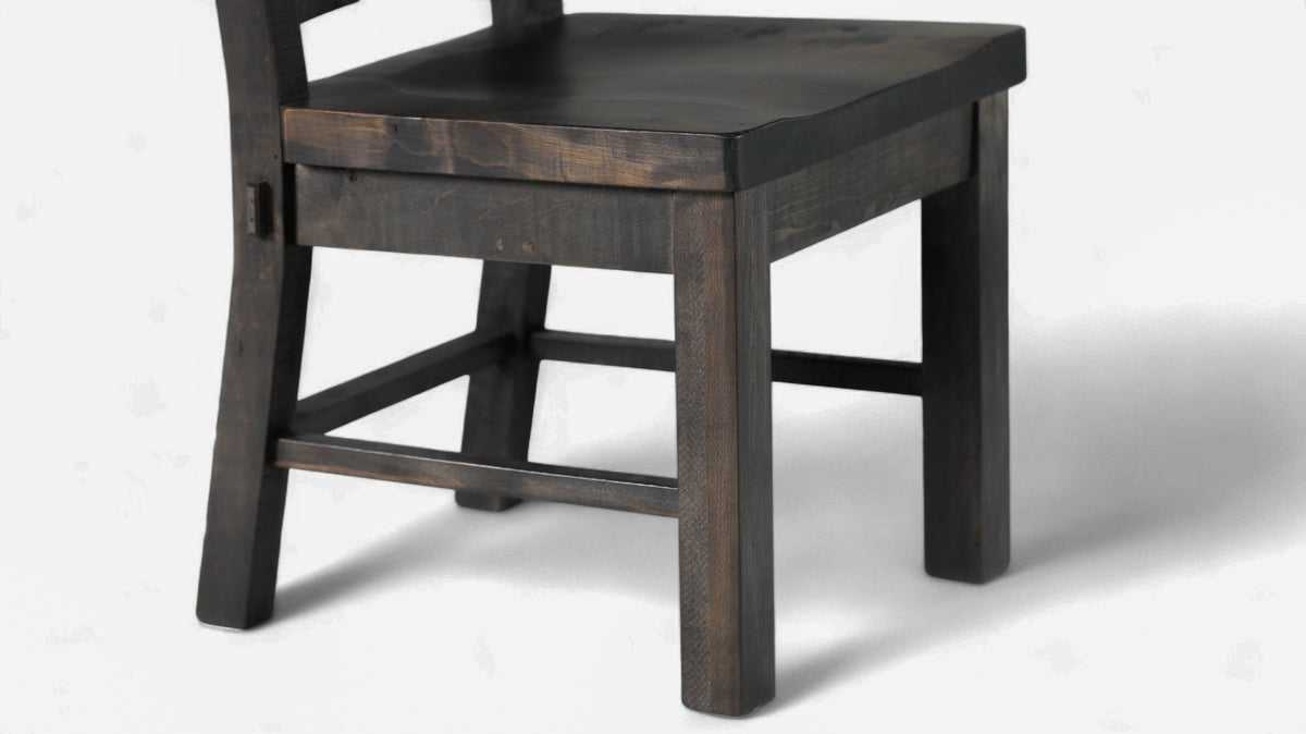 Houston Antique Slate Solid Maple Dining Side Chair