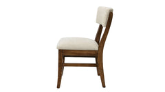 Aldrich Solid Maple Wood Upholstered Dining Side Chair