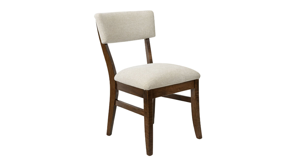 Aldrich Solid Maple Wood Upholstered Dining Side Chair