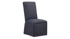 Hampton Charcoal Skirted Dining Chair