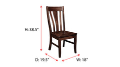 Bratavia Solid Maple Dining Side Chair