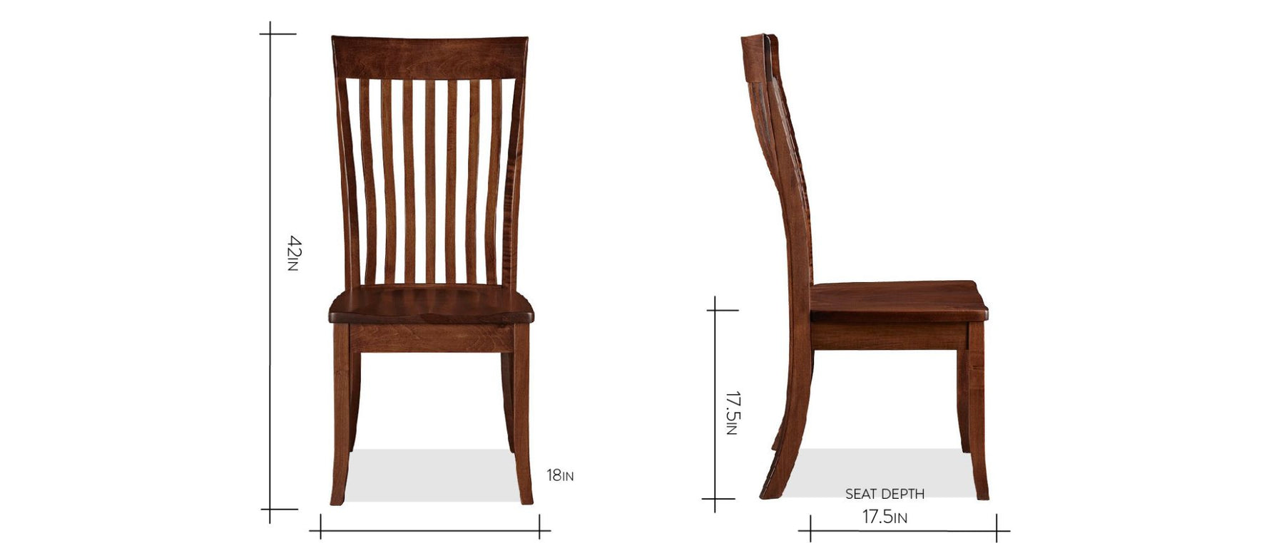 Baytown Solid Maple Dining Side Chair