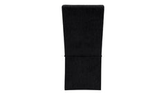 Logan Black Skirted Dining Chair