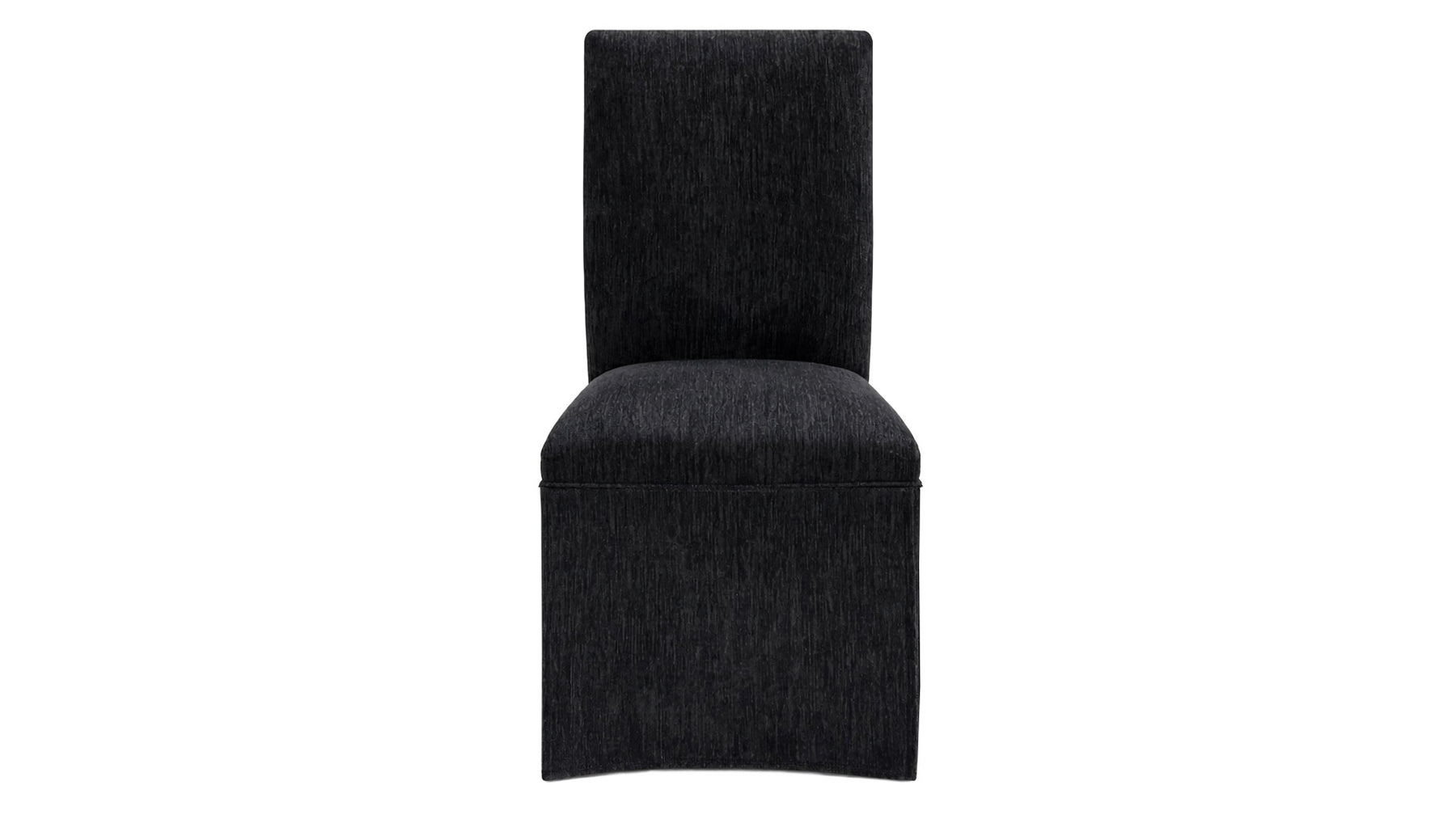 Logan Black Skirted Dining Chair