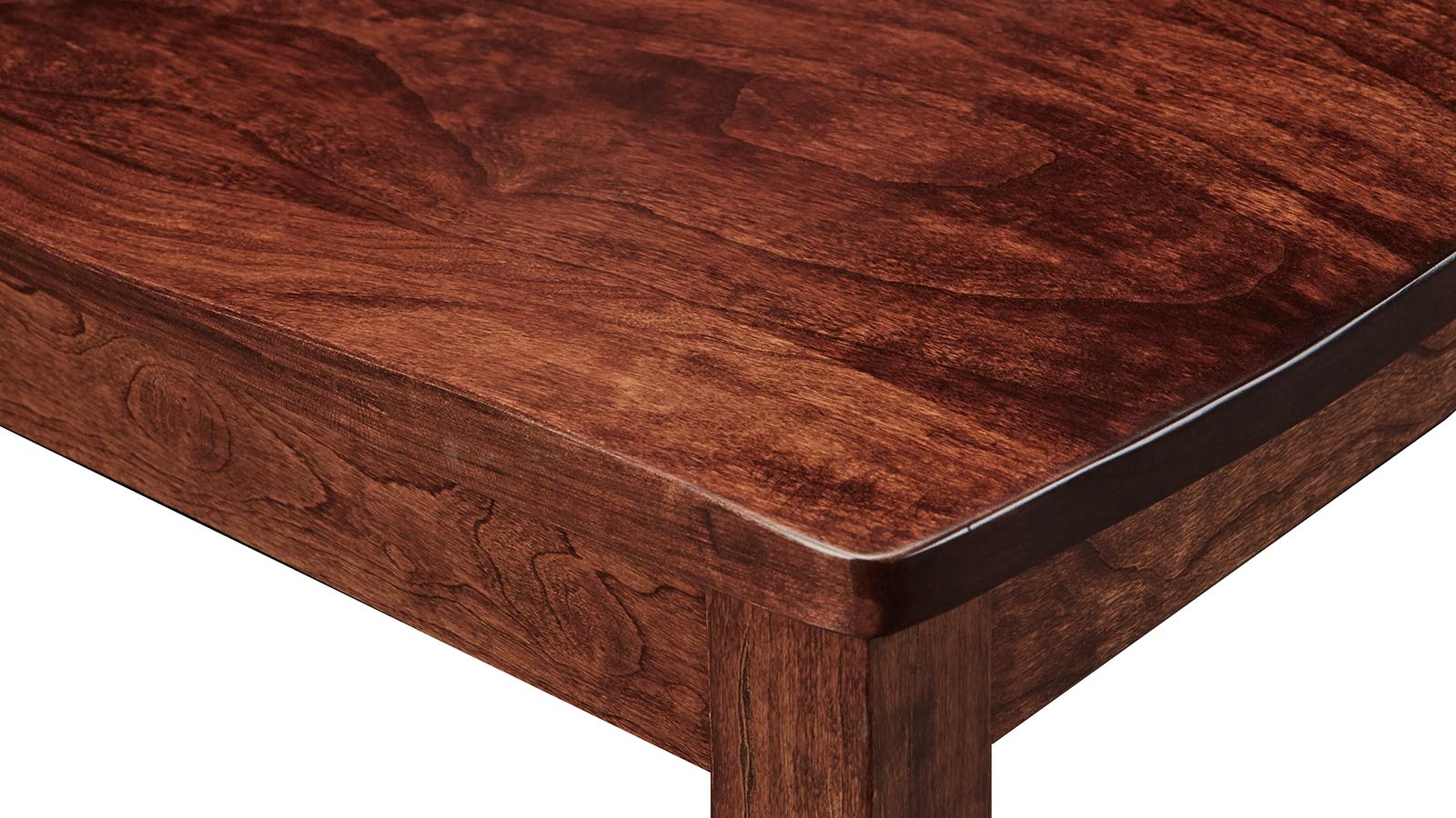 Elkhart Solid Black Cherry Dining Side Chair