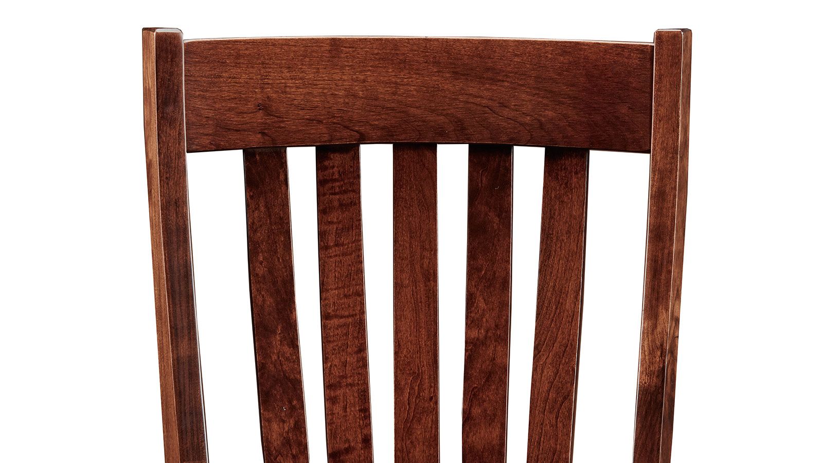 Elkhart Solid Black Cherry Dining Side Chair