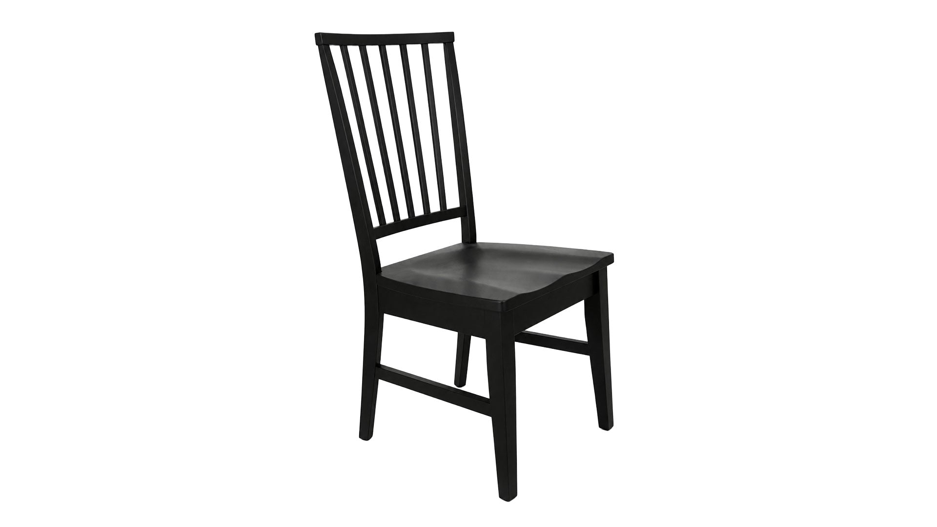 Evans Onyx Solid Wood Dining Side Chair | Amish Made | Gallery Furniture