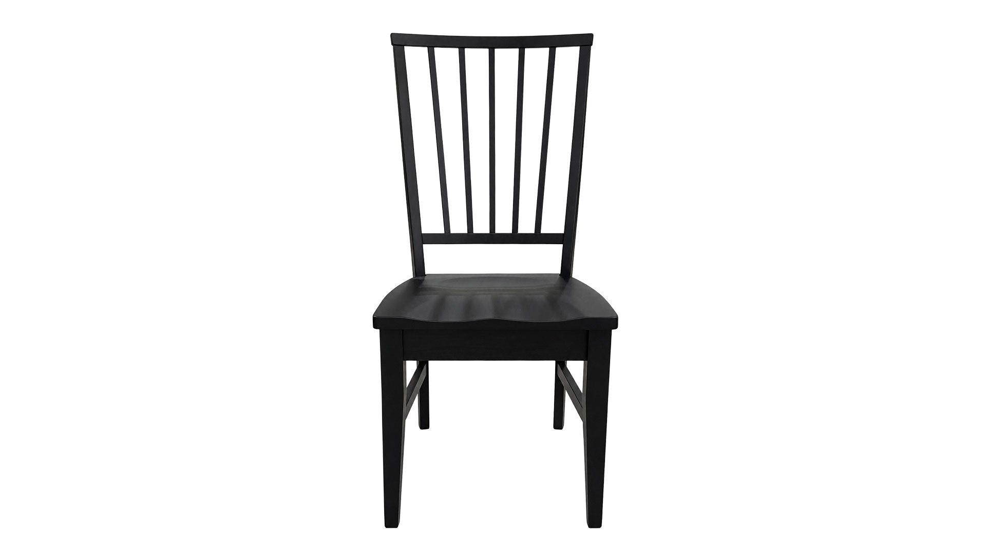 Evans Onyx Solid Wood Dining Side Chair | Amish Made | Gallery Furniture