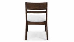 Carter Solid Maple Wood Upholstered Side Dining Chair
