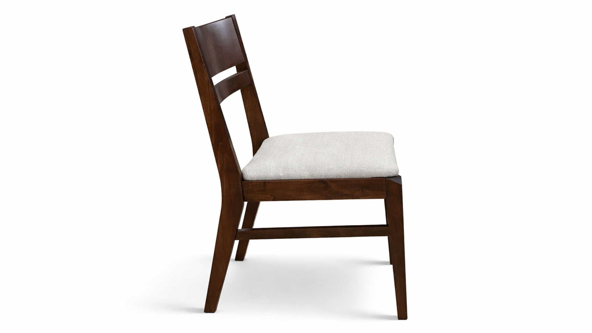 Carter Solid Maple Wood Upholstered Side Dining Chair