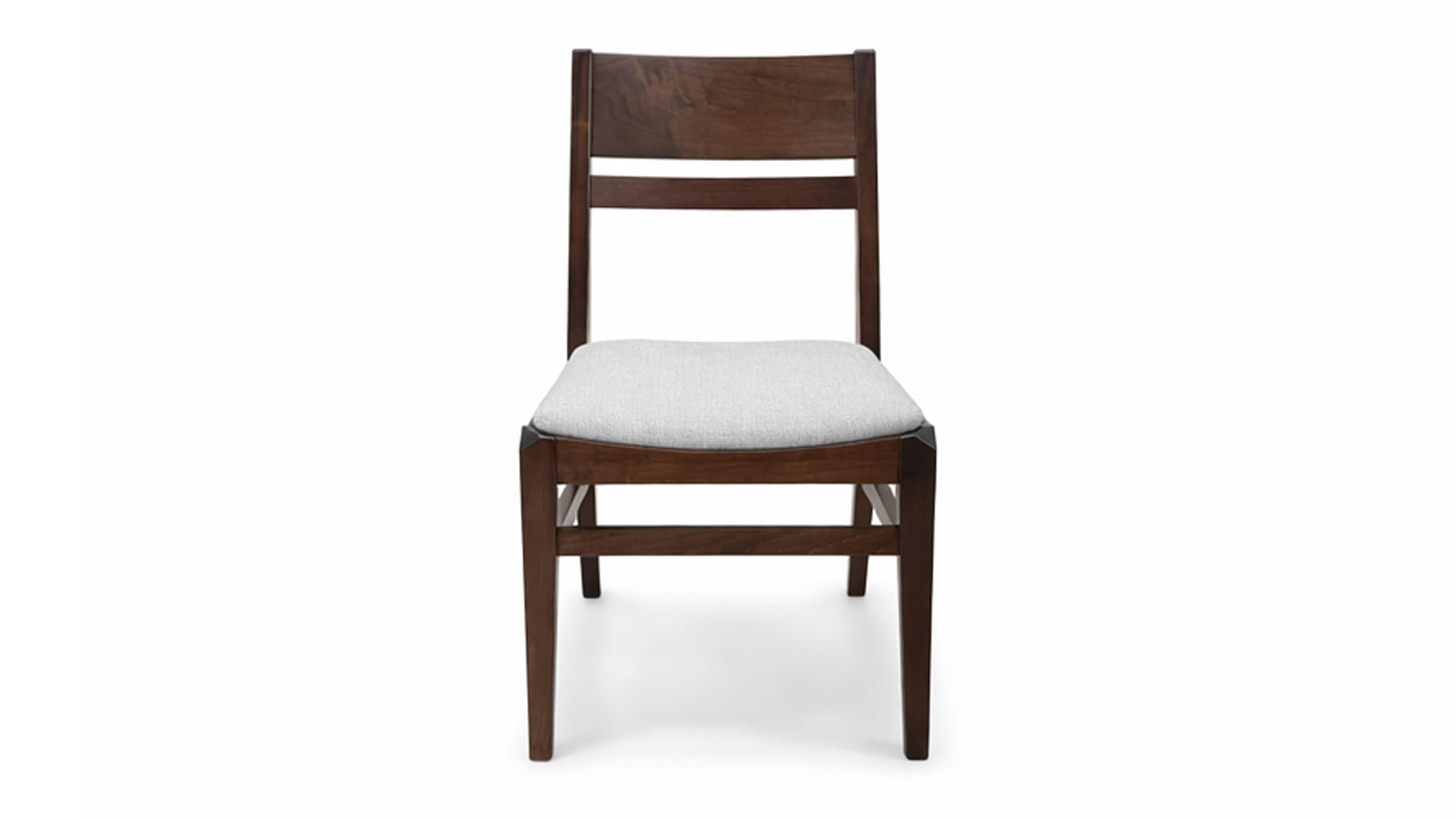 Carter Solid Maple Wood Upholstered Side Dining Chair