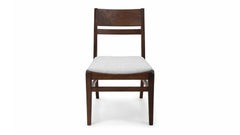 Carter Solid Maple Wood Upholstered Side Dining Chair