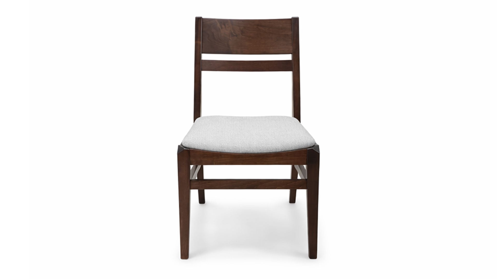 Carter Solid Maple Wood Upholstered Side Dining Chair