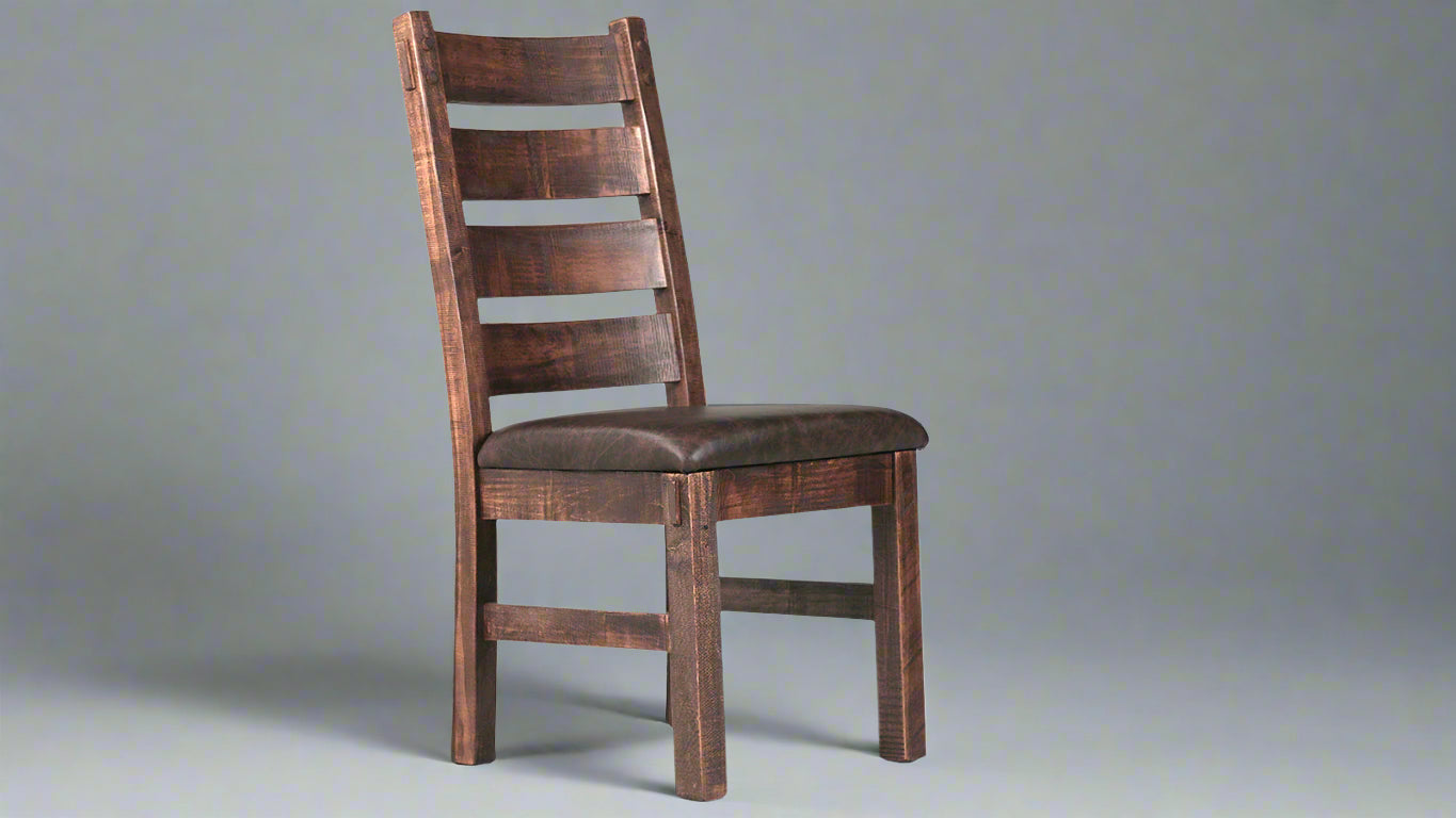 Silla auxiliar de comedor Columbus de madera maciza de arce