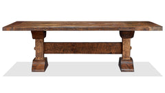 Mesa de comedor Lexington de 96 pulgadas de roble recuperado de granero