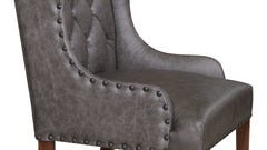 Bradshaw Tufted Leather Dining Chair