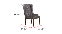 Bradshaw Tufted Leather Dining Chair