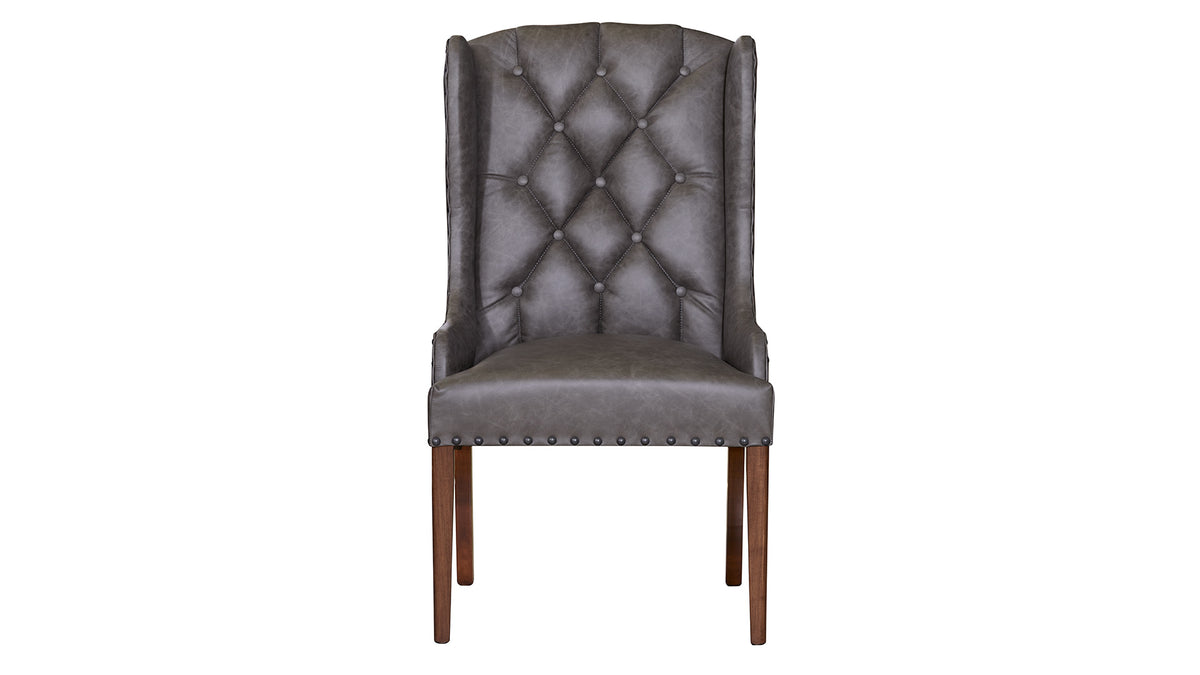 Bradshaw Tufted Leather Dining Chair
