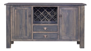 Brunswick 68" Amish Solid Maple Wine Storage Sideboard | Made in USA | Gallery Furniture