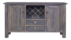 Brunswick 68" Amish Solid Maple Wine Storage Sideboard | Made in USA | Gallery Furniture