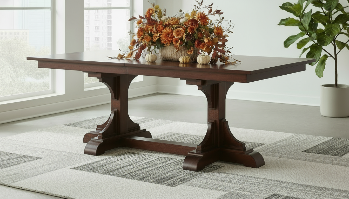 Tidwell Double Pedestal Table