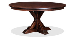 Buy Henderson 60" Hand Planed Round Dining Table & Get 6 Chairs Free
