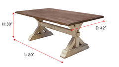 MESA DE COMEDOR DRIFTWOOD PORTABELA