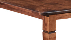 Mesa de comedor Mansfield de 72" en arce macizo