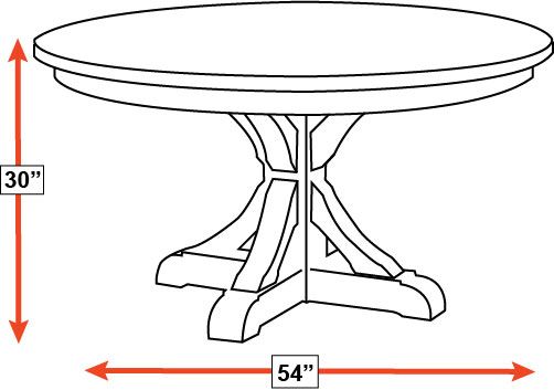 Henderson 54" Dining Table