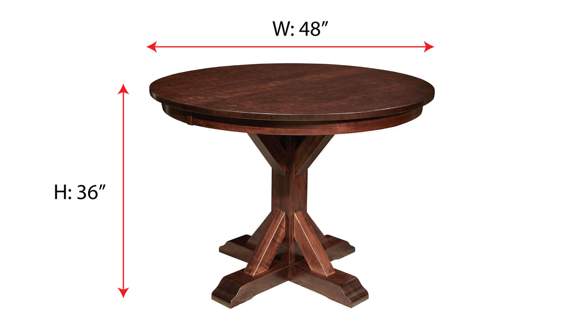 Henderson 48" Hand Planed Round Table