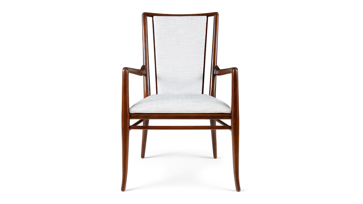 Stickley Martine Sillón con Respaldo Tapizado