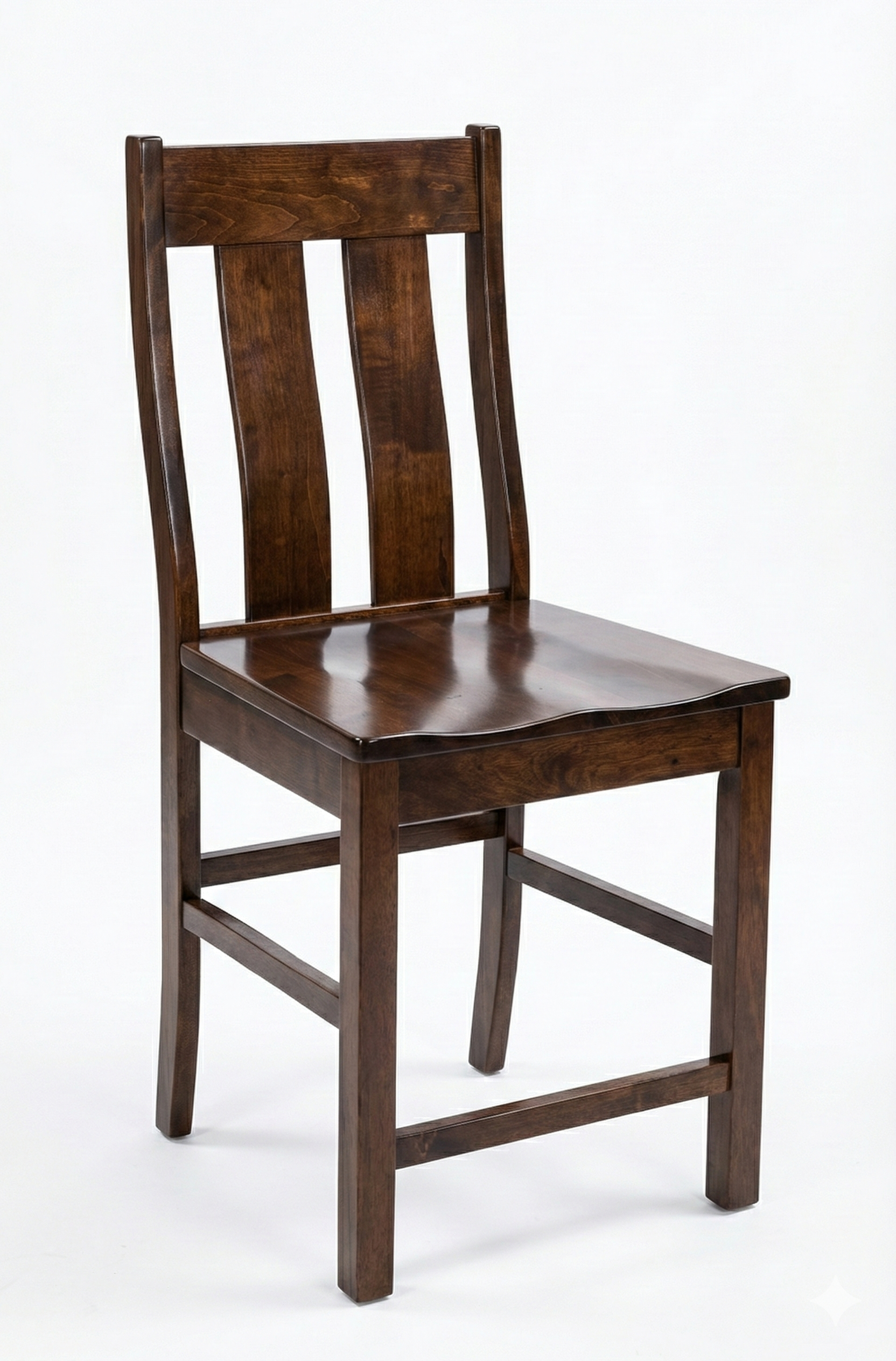 Silla de madera maciza de arce Timber Ridge para barra de bar