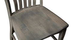 Rio Vista Antique Slate Solid Maple Counter Height Chair