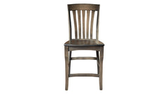 Rio Vista Antique Slate Solid Maple Counter Height Chair