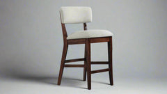 ALDRICH SILLA DE BAR DE MADERA MACIZA DE 24